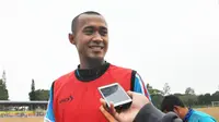 Sunarto sudah menjalani latihan dengan Arema, Selasa (7/8/2018). (Bola.com/Iwan Setiawan)