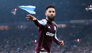 Aston Villa berhasil melaju ke babak perempat final Liga Europa 2025/2026 setelah menaklukkan Lille dengan skor 2-0 pada pertandingan leg kedua babak 16 besar di Villa Park, Jumat (20/3/2026) dini hari WIB. (Nick Potts/PA via AP)