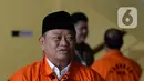 Bupati Sidoarjo Saiful Ilah usai menjalani pemeriksaan di Gedung KPK, Jakarta, Kamis (30/1/2020). Saiful Ilah diperiksa sebagai tersangka terkait kasus dugaan menerima suap proyek infrastruktur di Dinas PUPR Kabupaten Sidoarjo. (merdeka.com/Dwi Narwoko)