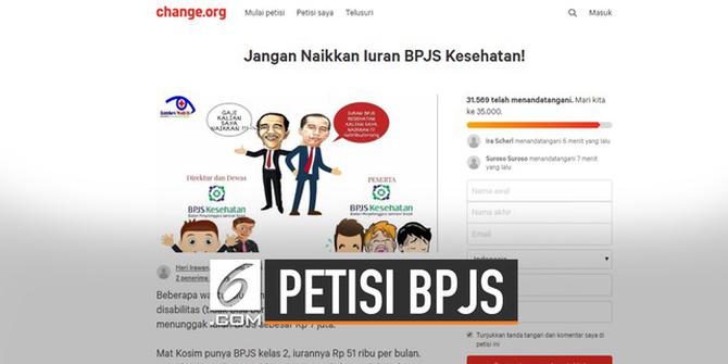 VIDEO: Selain Petisi Aktivis HAM, Muncul Petisi Tolak BPJS Naik