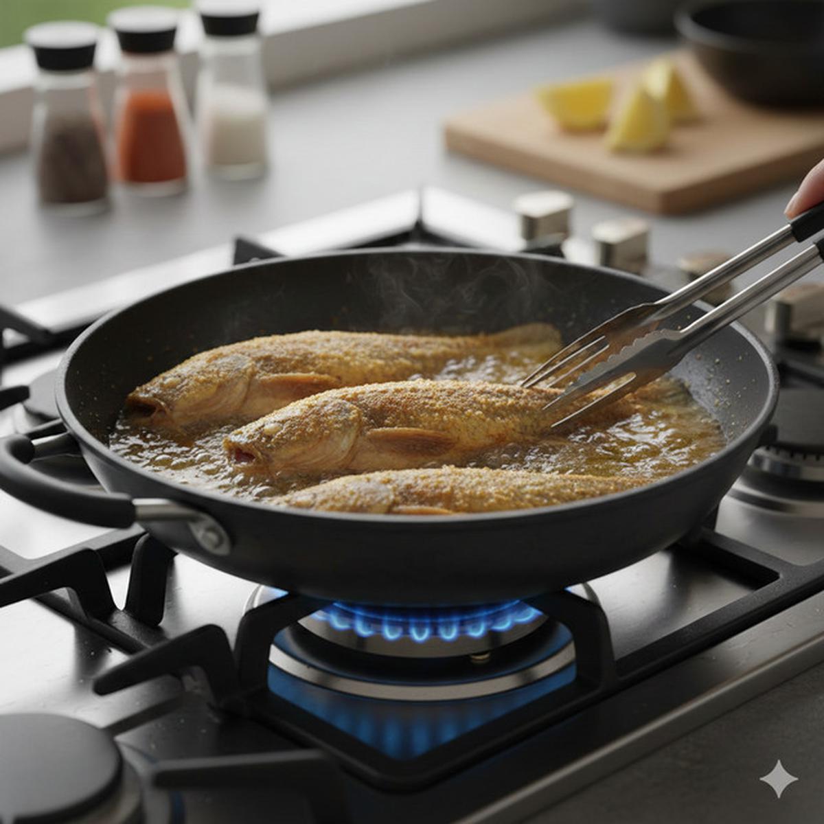Cara Mengurangi Asap saat Menggoreng Ikan, Tips Agar Minyak Tidak Meletup
