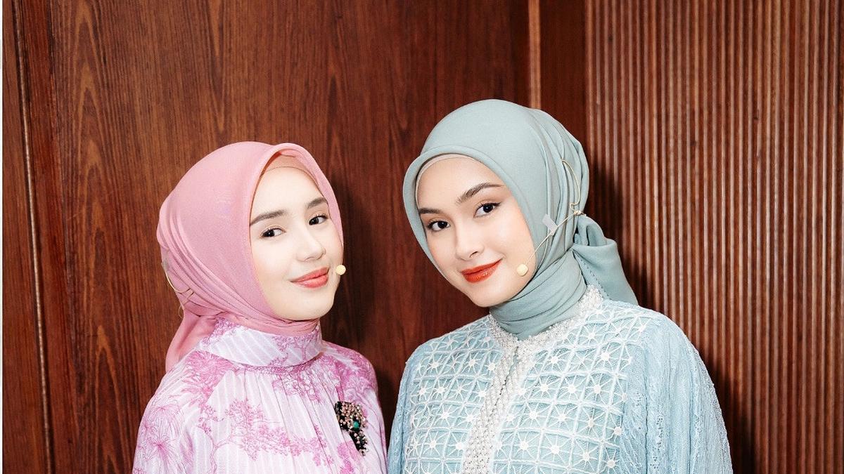 Gaya Hijab Beby Tsabina dan Caitlin Halderman Pemeran ‘Setetes Embun Cinta Niyala’