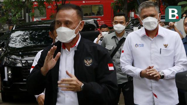 Foto: Hindari Wartawan, Ketua Umum PSSI Mochamad Iriawan Penuhi Panggilan Komnas HAM Terkait Tragedi Kanjuruhan