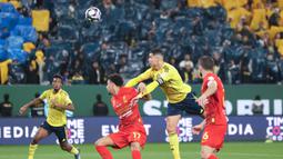 Kekalahan ini menjadi yang kedua secara beruntun bagi tim asal Riyadh di Liga Arab Saudi 2025/2026. (AFP/Fayez Nureldine)