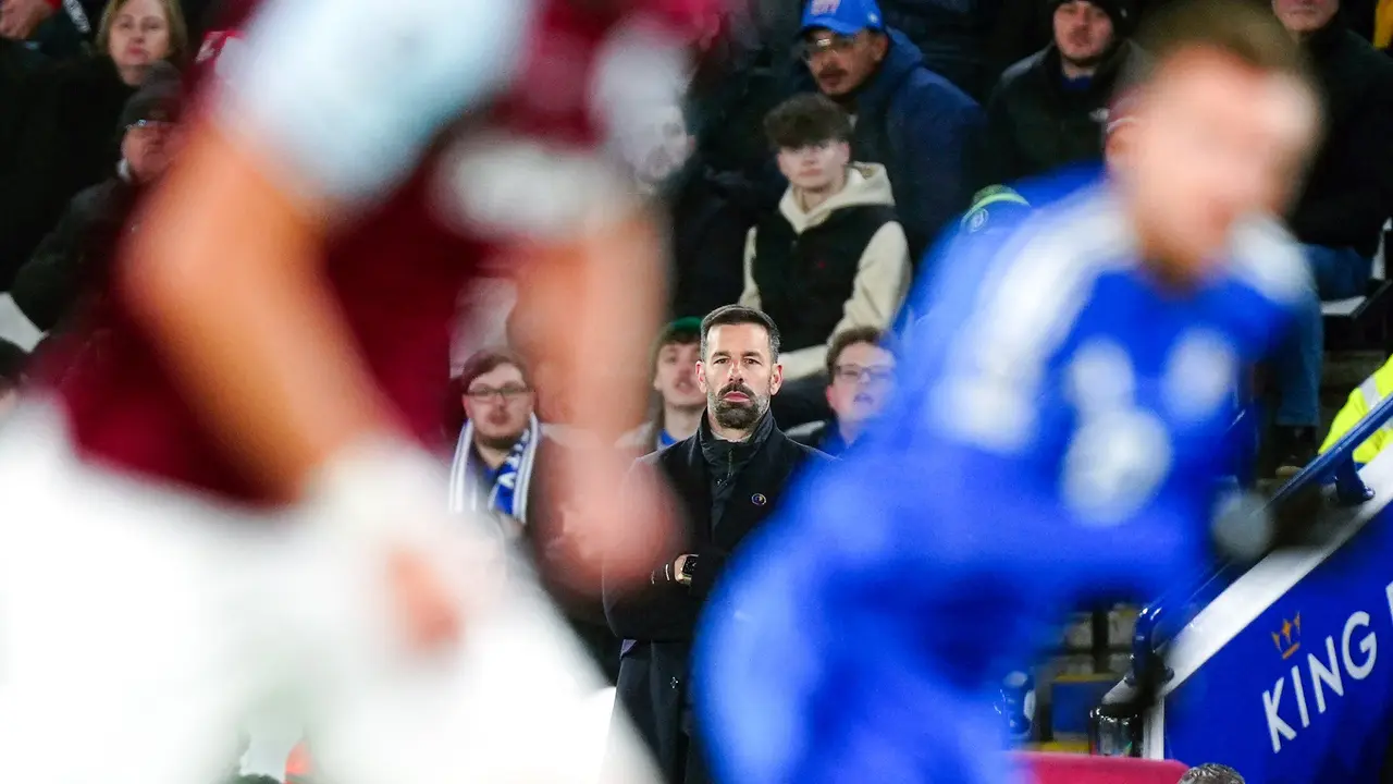 Foto: Debut Manis Ruud van Nistelrooy Bersama Leicester City, Gilas West Ham di Liga Inggris