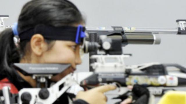 atu-satunya petembak Indonesia yang tampil di Olimpiade Tokyo 2020, Vidya Rafika Rahmatan Thayiba.