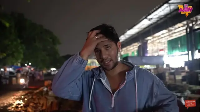 Momen keseruan Ammar Zoni berbelanja di pasar tengah malam