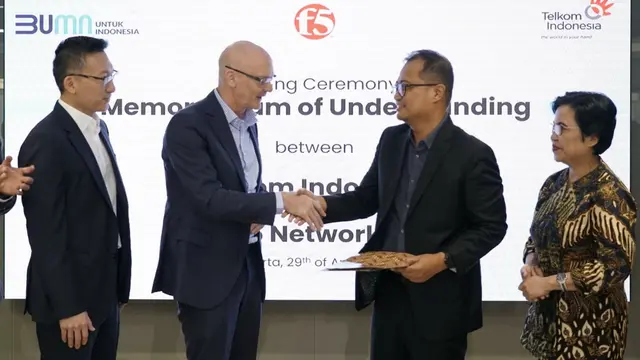 Kemitraan strategis Telkom - F5 menjadi salah satu upaya penguatan kapabilitas TelkomGroup - (dok Telkom)