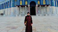 Ayu Aida saat di Masjid Al-Aqsa. (IST)
