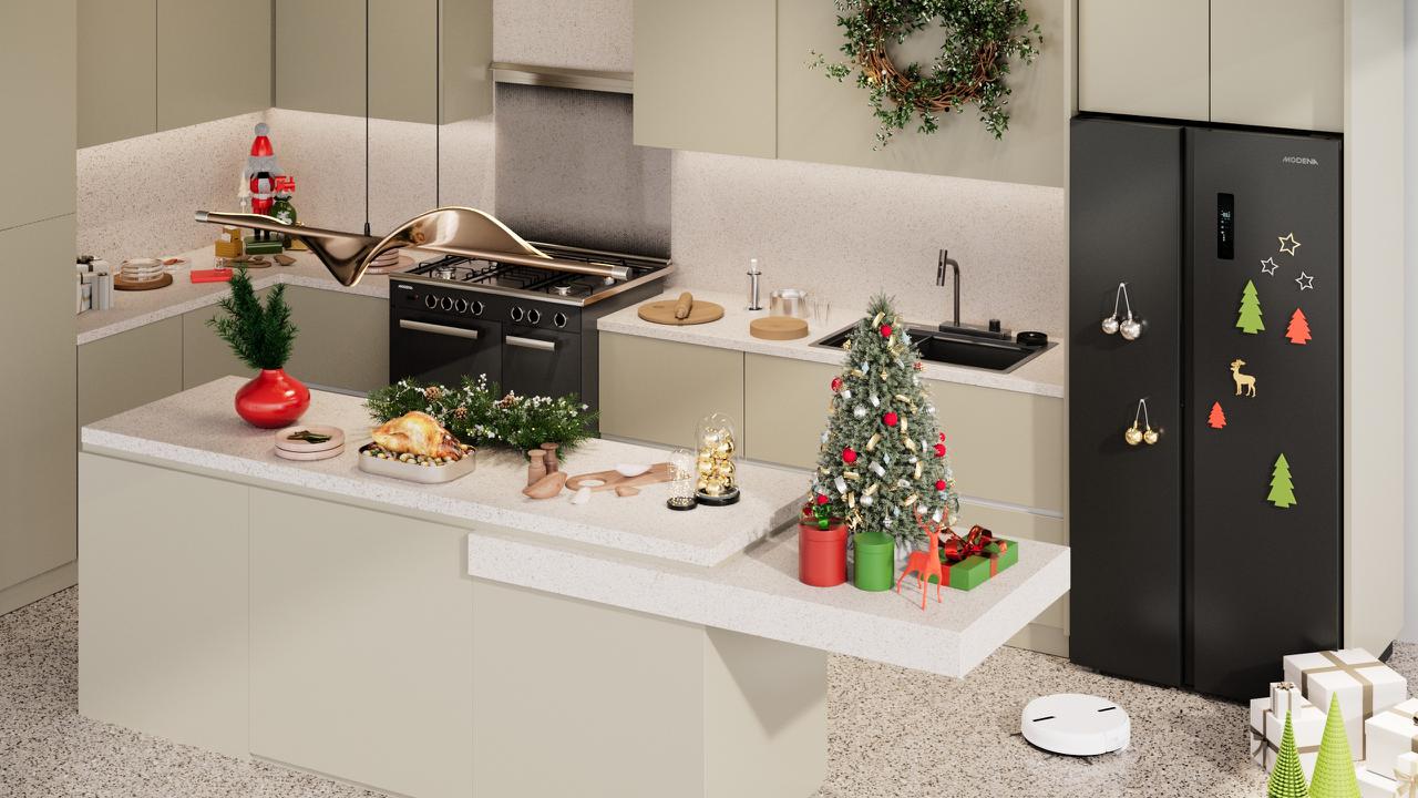 MODENA yang merupakan industri perangkat rumah tangga, mempersembahkan tiga produk unggulan untuk menyempurnakan persiapan dan perayaan Natal serta Tahun Baru.