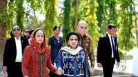 Presiden kelima RI yang juga Ketua Umum DPP PDI Perjuangan, Megawati Soekarnoputri mendatangi Taman Makam Pahlawan (TMP) Seroja, Dili, Jumat (10/7/2026) (Istimewa)