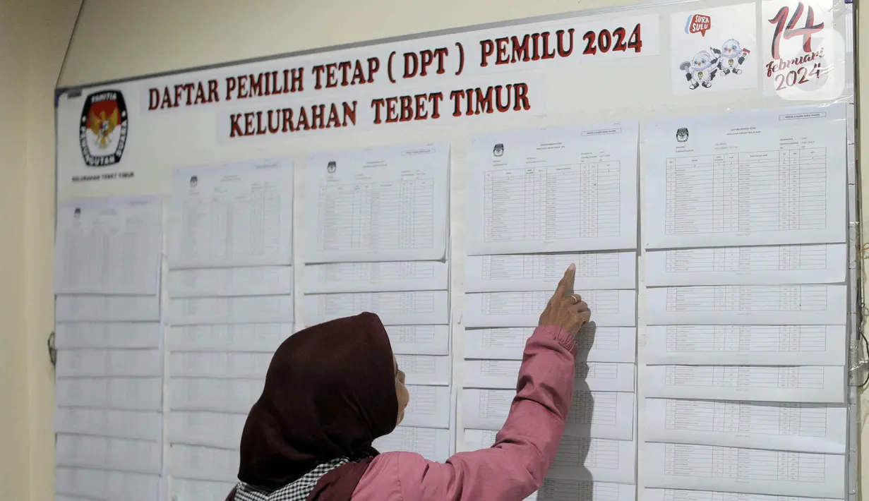 Tim Lembaga Riset Keamanan Siber CISSReC telah melakukan verifikasi data sample yang diberikan secara random melalui website cekdpt, dan data yang dikeluarkan oleh website cekdpt sama dengan data sample yang dibagikan oleh peretas Jimbo, termasuk nomor TPS di mana pemilih terdaftar. (Liputan6.com/Herman Zakharia)