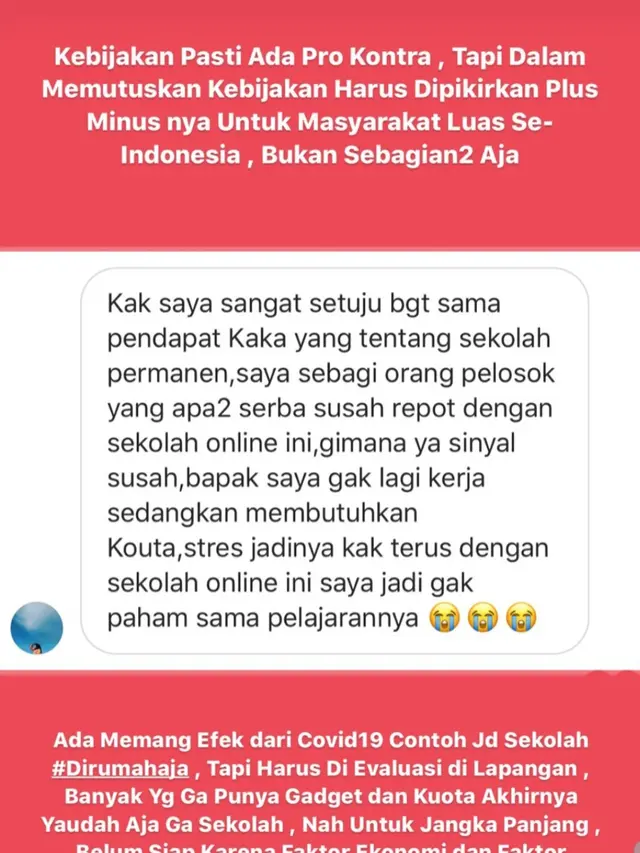 Unggahan Tina Toon. (Foto: Instagram @tinatoon101)
