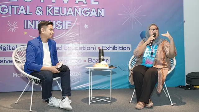 Program Akses Digital Inggris dalam Festival Digital dan Keuangan Inklusif di Ganara Art Space, Nipah Park Makassar, Sulawesi Selatan