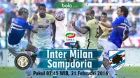 Inter Milan vs Sampdoria (Bola.com/Samsul Hadi)