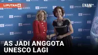 AS baru-baru ini bergabung kembali ke Organisasi Pendidikan, Sains dan Budaya PBB, UNESCO,  yang berkantor pusat di Paris, Prancis. AS telah lama memiliki ketegangan dengan UNESCO, setelah organisasi ini menerima Palestina sebagai anggota. Selengkapn...