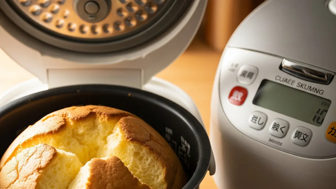 Membuat Chiffon Cake Pakai Magic Com (Gemini AI)