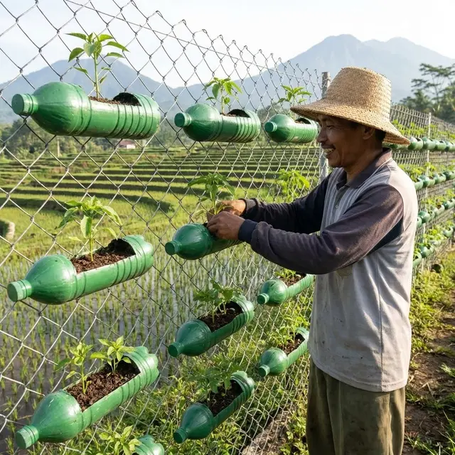 Model Botol Daur Ulang (Gemini AI)