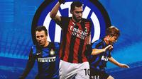 Inter Milan - Antonio Cassano, Hakan Calhanoglu, Thomas Helveg (Bola.com/Adreanus Titus)