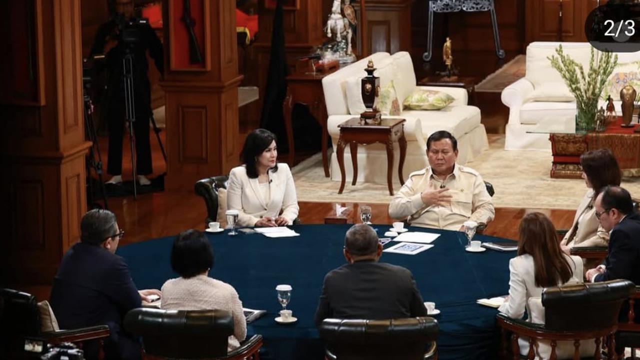Prabowo Bertemu Tujuh Pemred di Hambalang, Apa yang Dibahas?