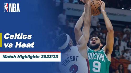 VIDEO: Boston Celtics Raih Kemenangan Dramatis Kontra Miami Heat di Gim Keenam Final Wilayah NBA 2022/2023