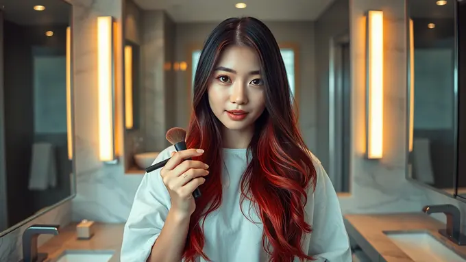 arti mimpi mewarnai rambut warna merah
