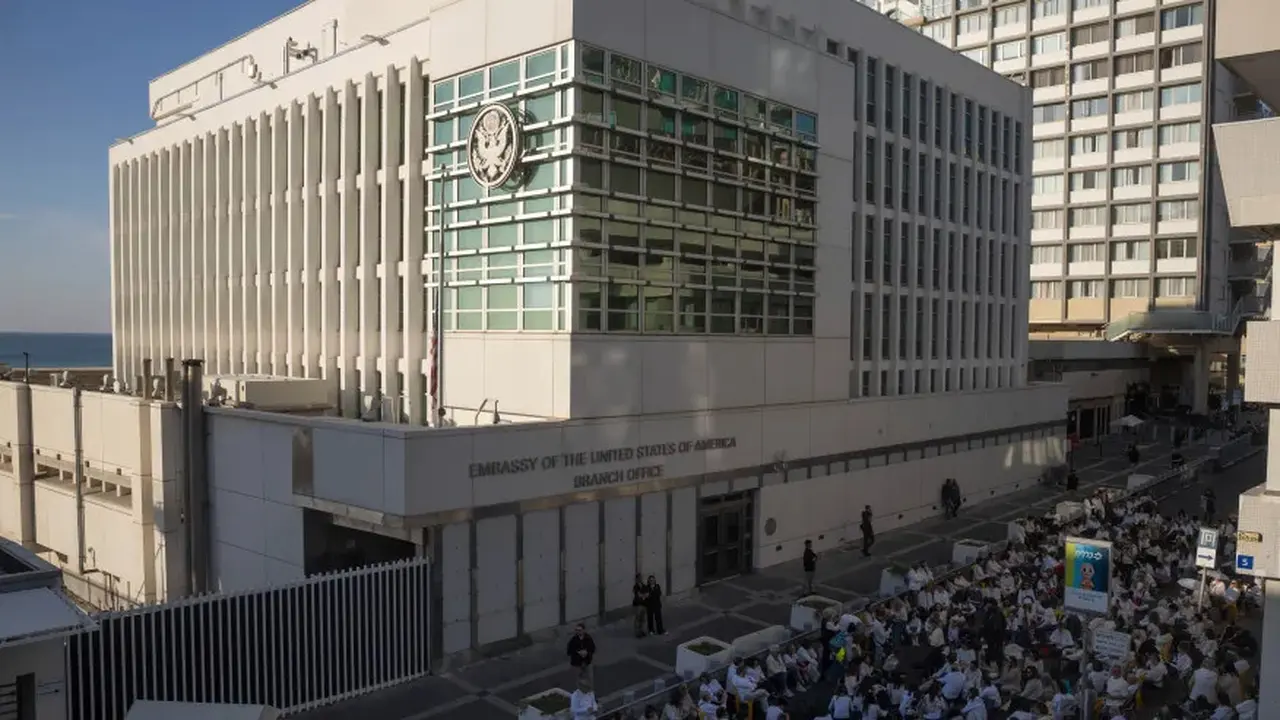 Kedutaan Besar (Kedubes) AS di Israel. (AP/File)