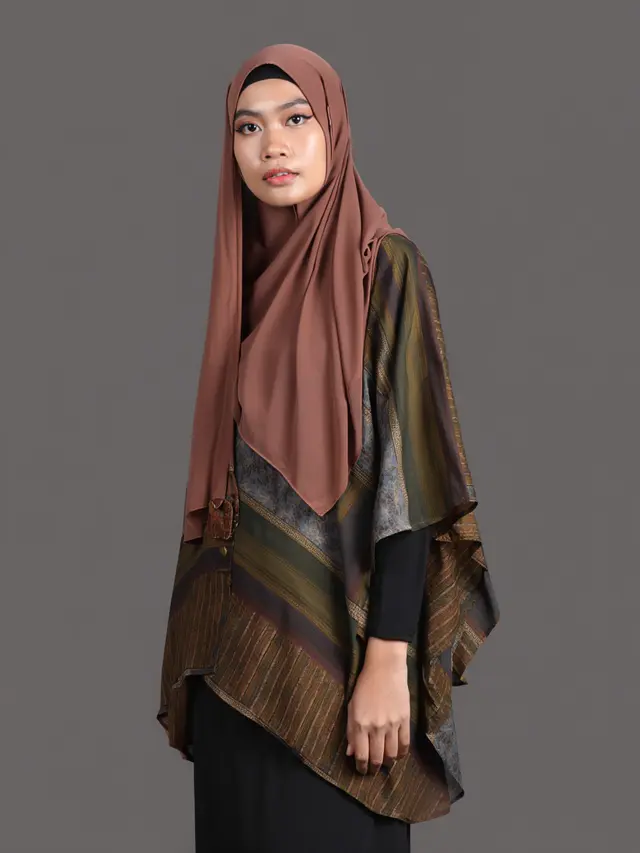 Inspirasi Model Baju Batik Tunik Terbaru Wanita Berhijab
