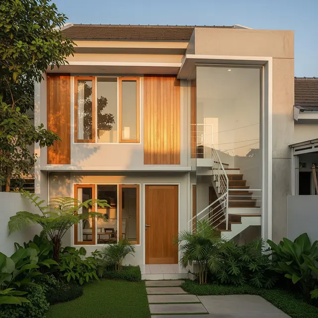 9 Desain Rumah Kecil tapi Bisa Dua Lantai karena Struktur Ringan, Solusi Optimal
