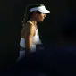 Maria Sharapova beraksi pada babak pertama Wimbledon 2018 melawan Vitalia Diatchenko, Selasa (3/7/2018). (AP Photo/Kirsty Wigglesworth)