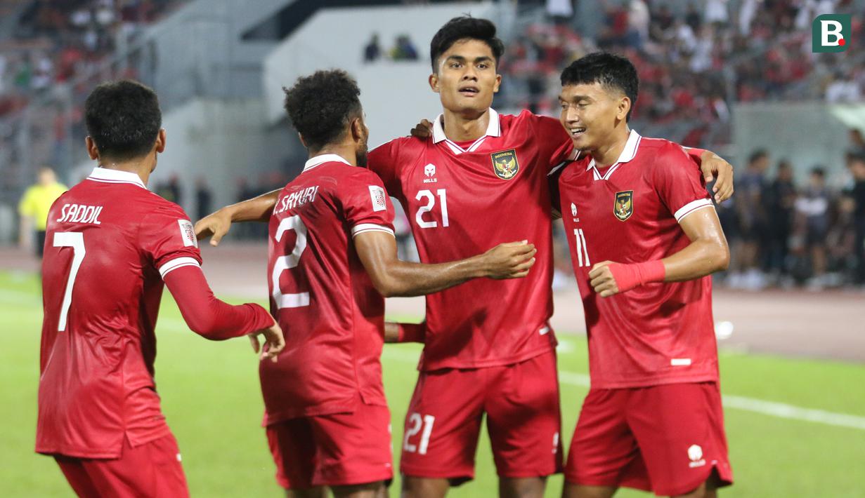 <p>Penyerang Timnas Indonesia, Ramadhan Sananta, mencetak gol ke gawang Brunei Darussalam pada matchday kedua Grup A Piala AFF 2022 di KLFA Stadium, Kuala Lumpur, Senin (26/12/2022). (Bola.com/Zulfirdaus Harahap)</p>