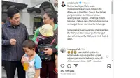 Momen saat Erick Thohir foto bersama emak-emak ojol. (Istimewa)