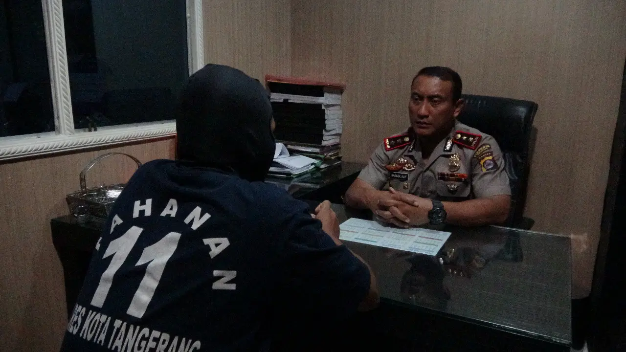 Tim Cyber Polresta Tangerang bekuk pengunggah video persekusi pasangan kekasih.