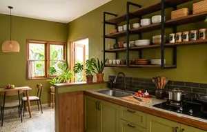7 Warna Cat Dapur yang Membuat Ruangan Terasa Lebih Kecil, Menurut Desainer Interior
