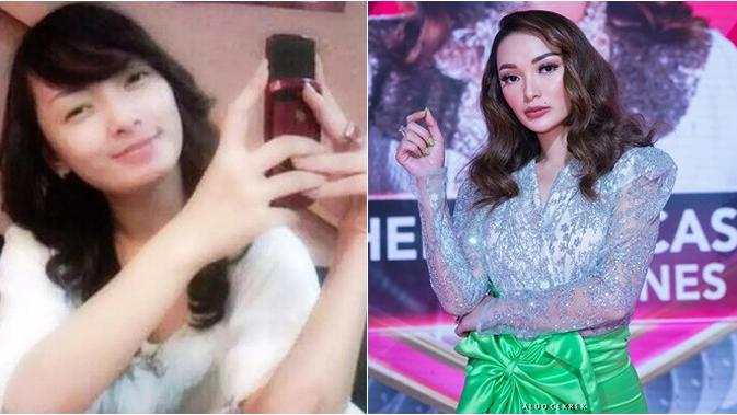Zaskia Gotix dulu dan kini (Sumber: Instagram/zaskia_gotix)