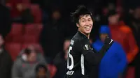 Penyerang Eintracht Frankfurt asal Jepang, Daichi Kamada. (AFP/DANIEL LEAL-OLIVAS)