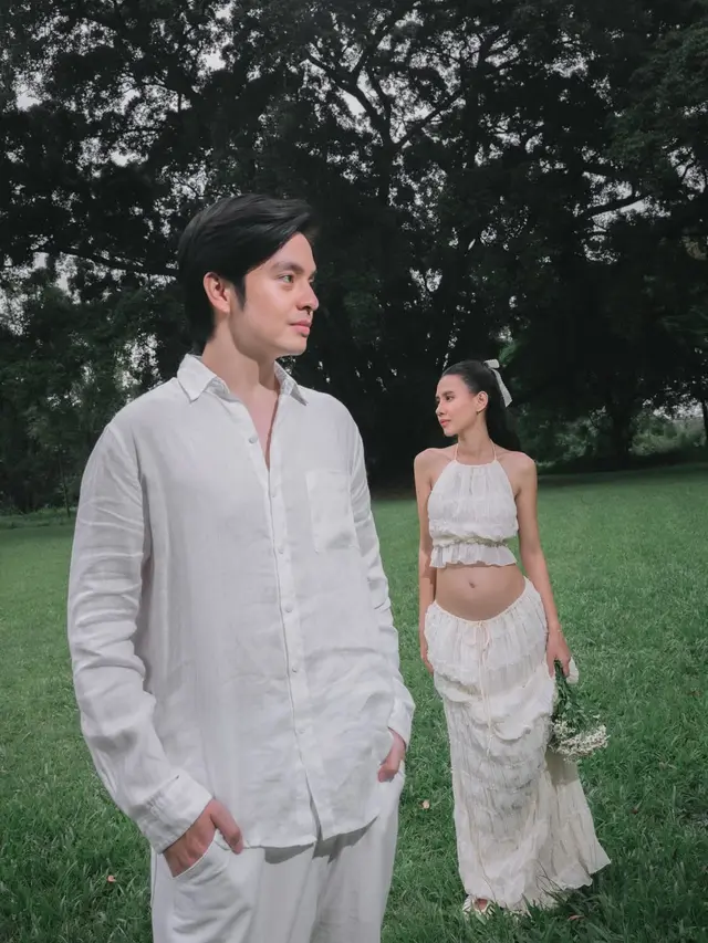 Anggunnya Shenina Cinnamon Hamil Anak Pertama, Berbalut Boho Dress Rp2 Jutaan dan Cincin Berlian Rp1,4 Milyar