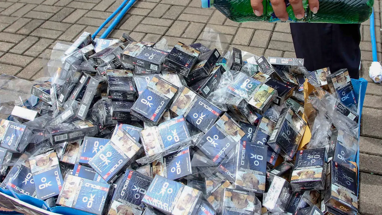 Bea Cukai Banten Musnahkan 41,5 Juta Batang Rokok dan Barang Ilegal Lainnya