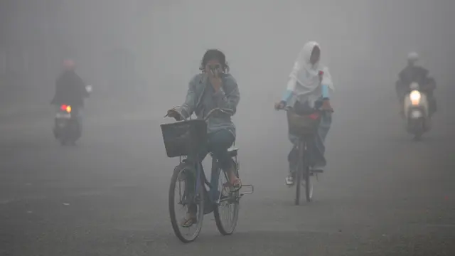 News Flash: Kabut Asap di Jambi Berakibat 80 Ribu Warga Terserang ISPA