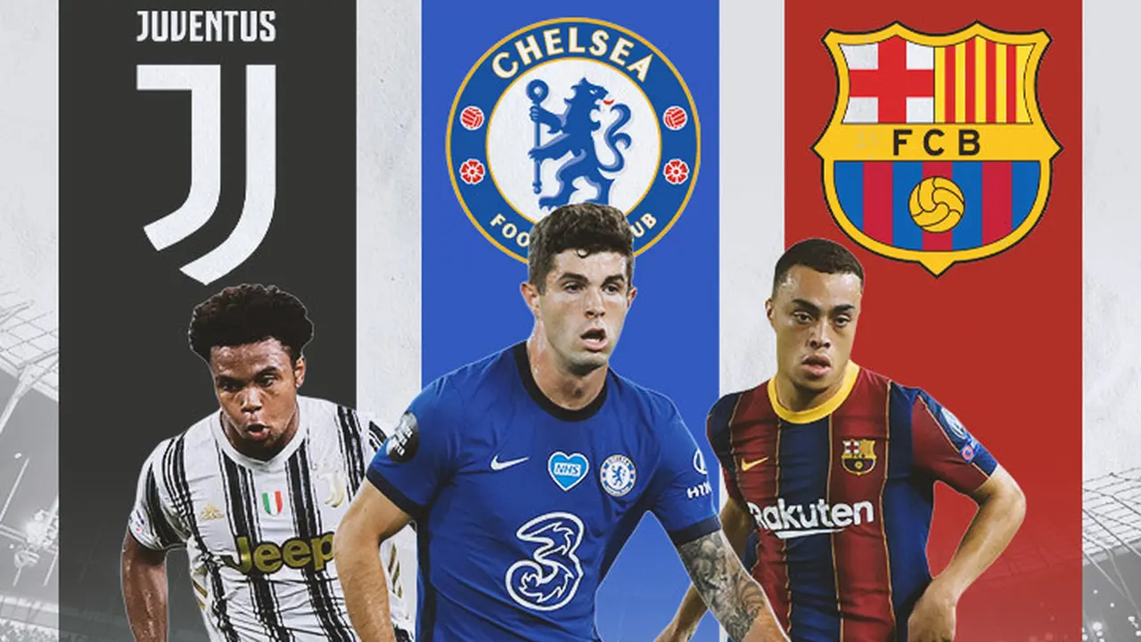 Ilustrasi - Weston McKennie, Christian Pulisic, Sergino Dest