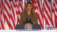 Ibu Negara AS Melania Trump di Konvensi Partai Republik. Dok: C-Span