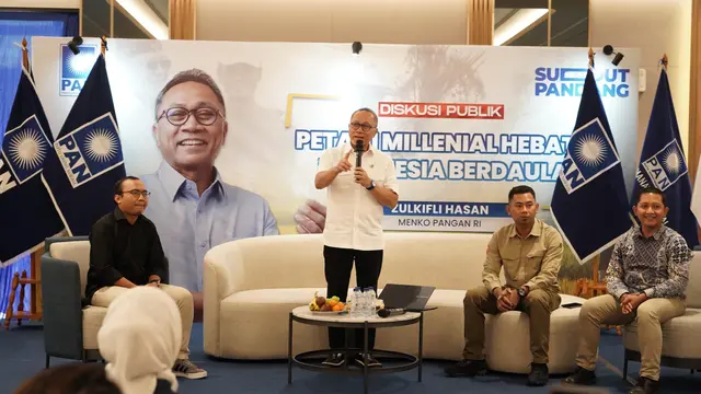 Ketua Umum PAN sekaligus Menteri Koordinator Bidang Pangan Zulkifli Hasan (Zulhas)