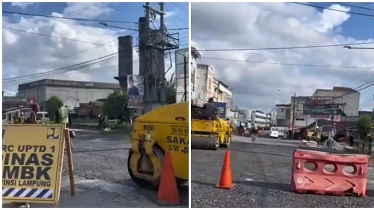 Jalan di Lampung Akhirnya Dibangun Usai Dikritik Bima Yudho, Netizen: Harus Viral Dulu