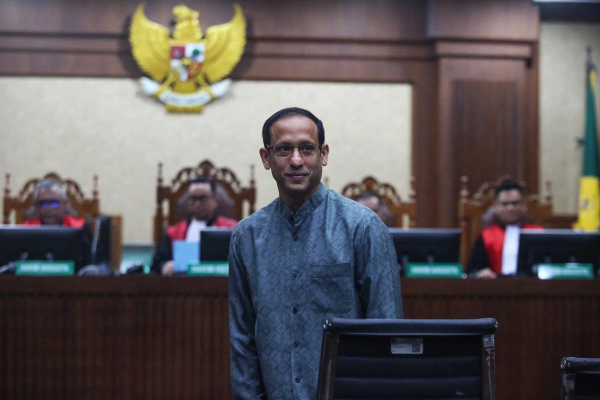FOTO: Nadiem Makarim Hadiri Sidang Dakwaan Kasus Digitalisasi Pendidikan