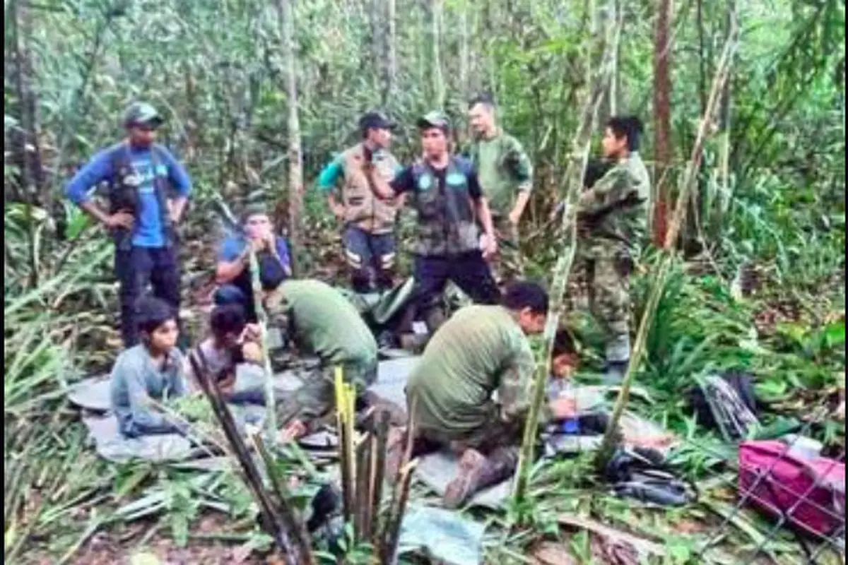 4 anak korban kecelakaan pesawat selamat usai terdampar 40 hari di hutan Amazon