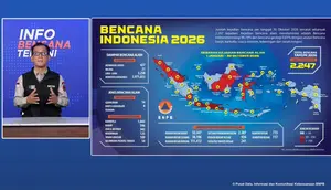 5,9 Juta Orang Terdampak Bencana Sepanjang 2026