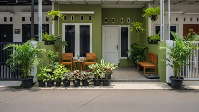 Hijau Olive yang Tenang