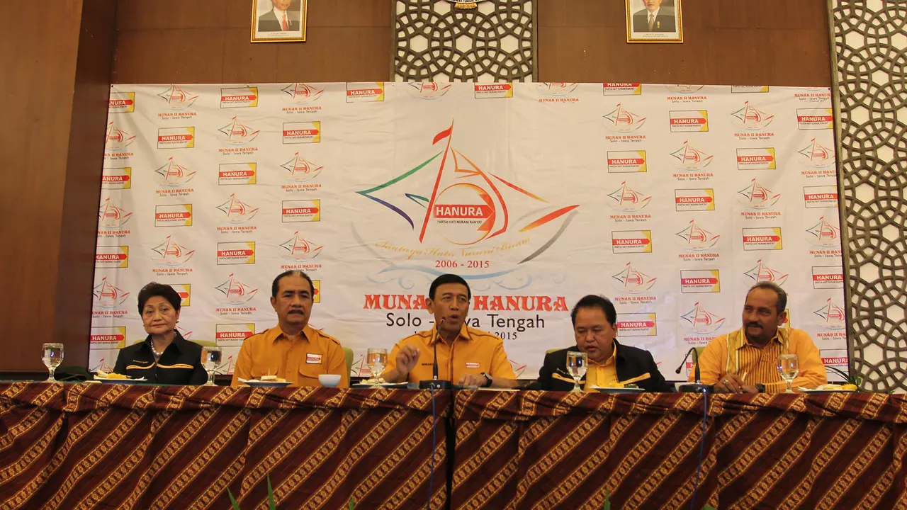 Wiranto: Jokowi Bakal Buka Munas Hanura di Solo
