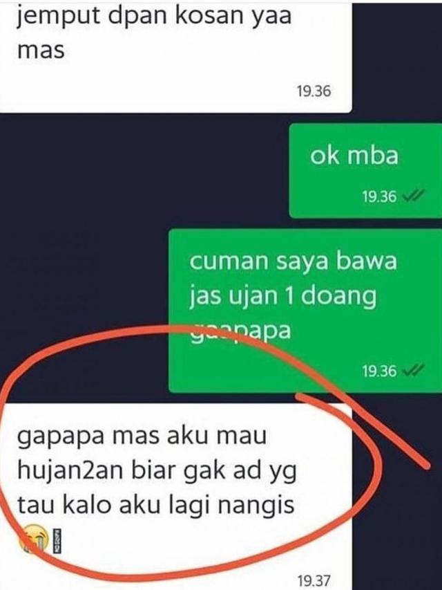 7 Chat Absurd Driver Ojek Online dan Penumpang, Bikin Mesem-Mesem