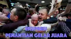 Para pemain Leicester City sontak merayakan gelar Premier League pertama kali setelah Chelsea menahan imbang Tottenham Hotspur di Stamford Bridge (2/5/2016). Ekspresi luar biasa atas penantian gelar pertama selama 132 tahun sejarah The Foxes.